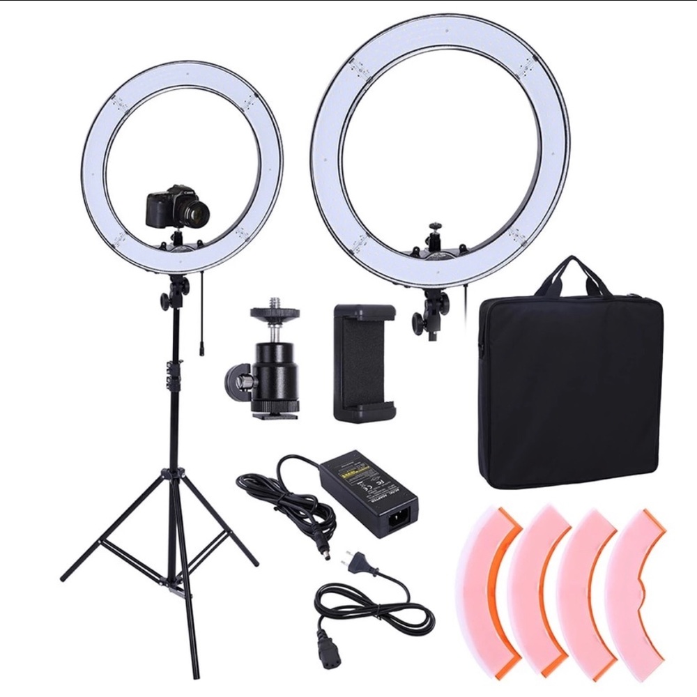 Ring light with stand